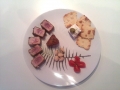 Tuna crusted with pistachios