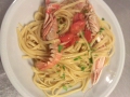 linguine with scampi